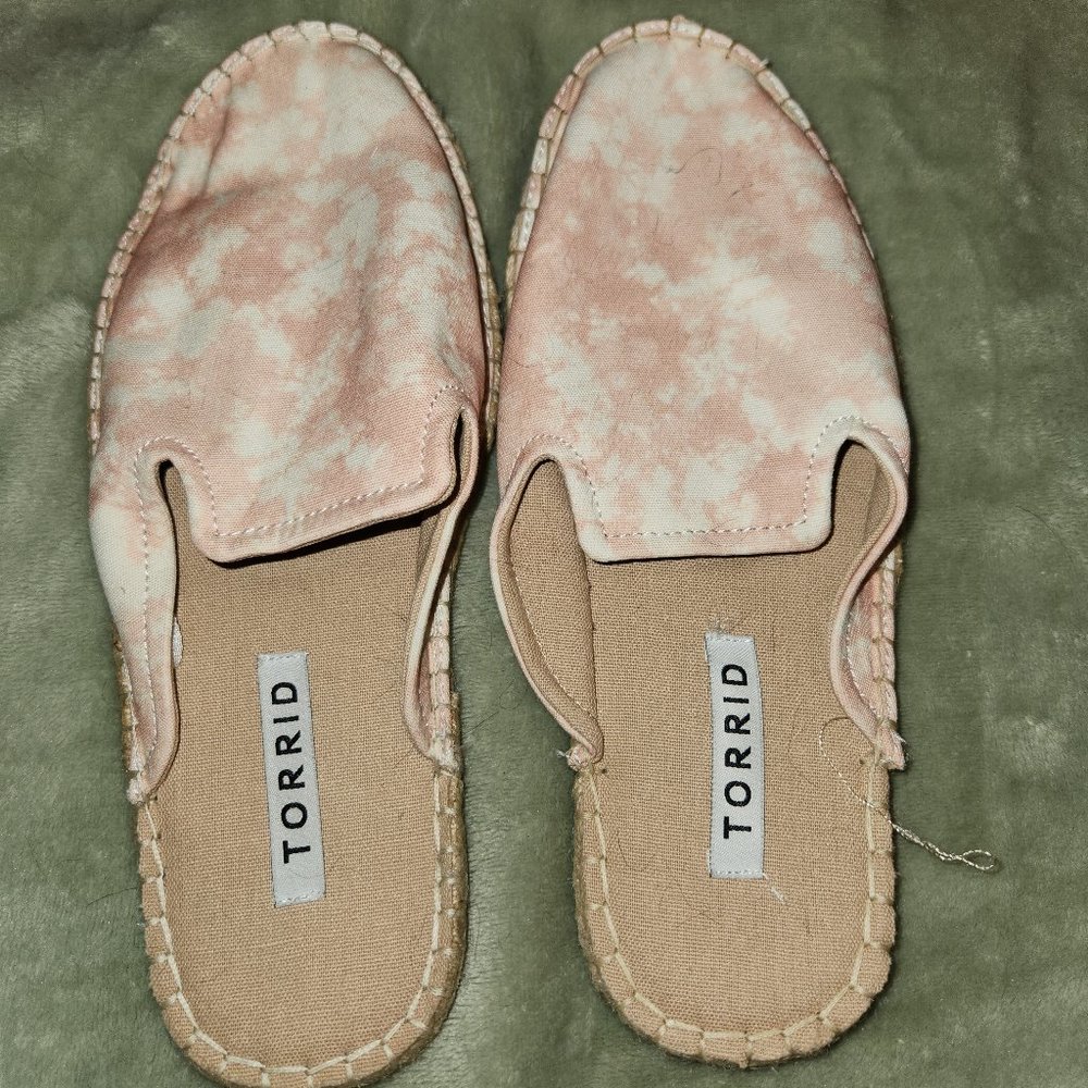 Torrid Blush TieDye Slip On Shoes